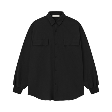 Fear of God Essentials Oxford Shirt 'Jet Black'