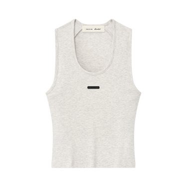 Fear of God Essentials Rib Fitted Tank 'Oatmeal Heather'