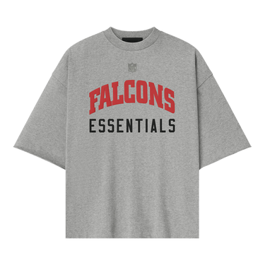 Fear of God Essentials Falcons 90s 3/4 Sleeve Tee 'Concrete Heather'