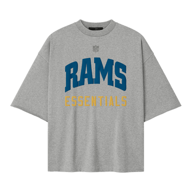 Fear of God Essentials Rams 90s 3/4 Sleeve Tee 'Concrete Heather'