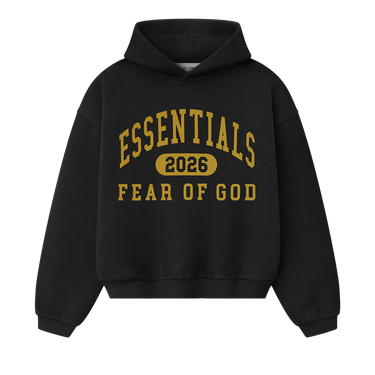 Fear of God Essentials Classic Hoodie 'Vintage Black'
