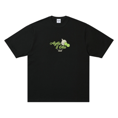 Palace Aglio E Olio Ringer T-Shirt 'Black'