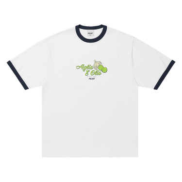Palace Aglio E Olio Ringer T-Shirt 'White'