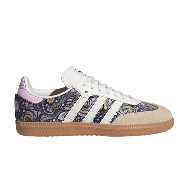 Liberty London x adidas Samba Big Kid 'White Orchid Fusion'