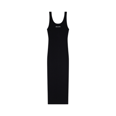 Aimé Leon Dore Embroidered Logo Tank Dress 'Jet Black'