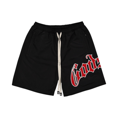 Godspeed OG Logo Nylon Shorts 'Black/Red'