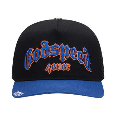 Godspeed Forever Trucker Hat 'Black/Blue/Orange'