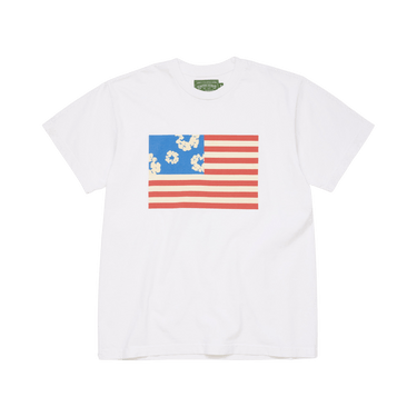 Denim Tears Wreath Flag Tee 'White'