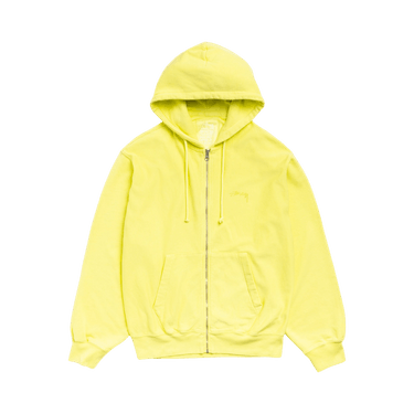 Stussy Lightweight Terry Zip Hoodie 'Yellow'