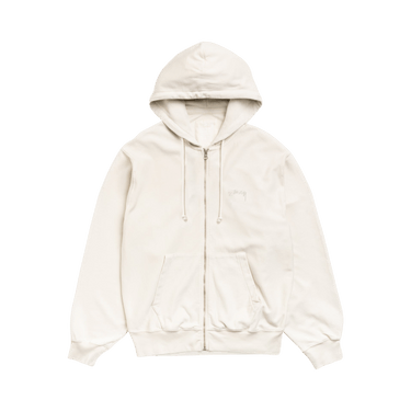 Stussy Lightweight Terry Zip Hoodie 'Stone'