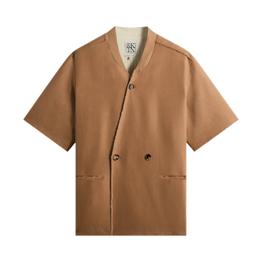 Kith &Kin Linen Viscose Twill Mathis Shirt 'Strand'