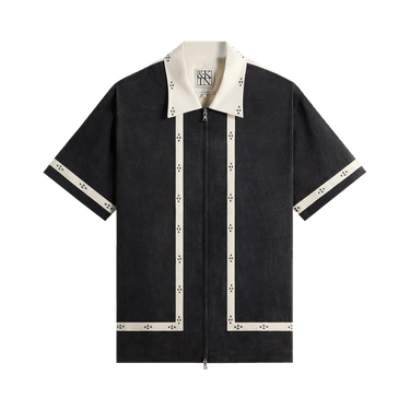 Kith &Kin Cupro Linen Amir Shirt 'Black'