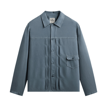 Kith &Kin Garment Dyed Silk Collared Yardley Shirt 'Ovation'