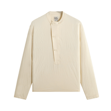 Kith &Kin Wrinkle Cupro Leven Shirt 'Sandrift'