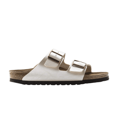 Birkenstock Arizona Birko Flor Sandal 'Graceful Pearl White'