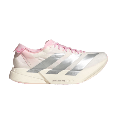 adidas Wmns Adizero Adios Pro 4 'Core White Silver Metallic Clear Pink'