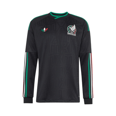 Adidas Mexico 26 Third Authentic Long Sleeve Jersey 'Black'