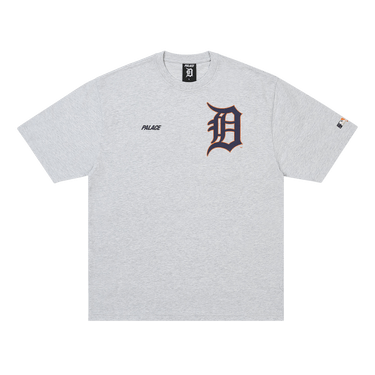 Palace x Detroit Tigers T-Shirt 'Grey Marl'