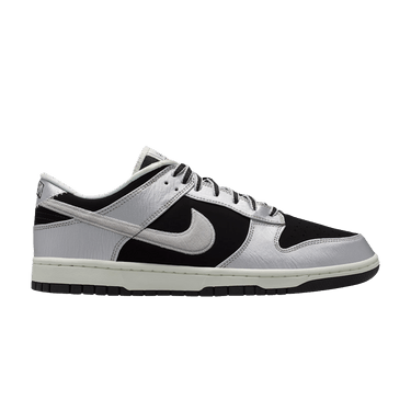 Nike Dunk Low Retro 'Metallic Silver Black Sail'