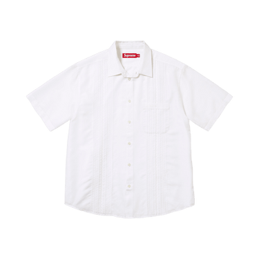 Buy Supreme Pintuck Short-Sleeve Shirt 'White' - SS26S9 WHITE | GOAT