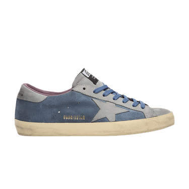 Golden Goose Super Star Suede And Nabuk Upper 'Blue Denim Silver Blue'