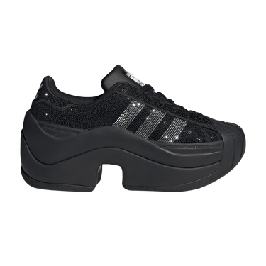adidas Wmns Superstar Bold 'Core Black Silver Metallic'