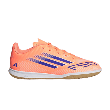 adidas F50 Club J 'Beam Orange Lucid Blue Cloud White'