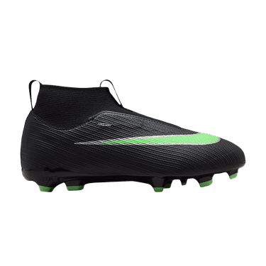 Nike Jr. Mercurial Superfly 11 Academy MG High GS 'Black Illusion Green'