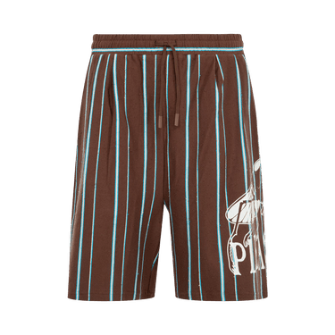 Pleasures Teleport Wide Shorts 'Brown'