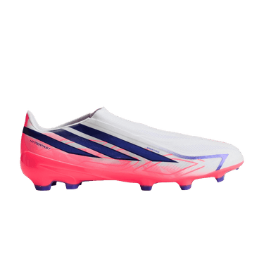 adidas F50 Hyperfast League Laceless FG 'Cloud White Solar Purple'