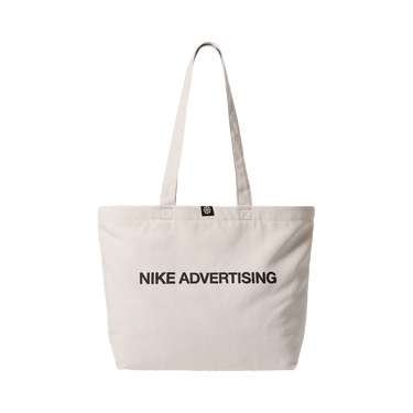 Nike Heritage 22L "Your Message Here" Tote Bag 'Oatmeal/Safety Orange/Safety Orange'