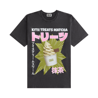Kith Treats Matcha Swirl Vintage Tee 'Black'