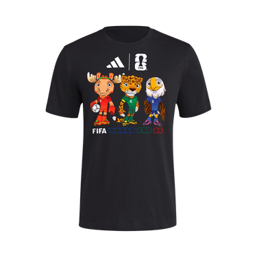 Adidas FIFA World Cup 2026 Mascot Tee 'Black / Soccr-Wcu-454'