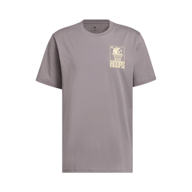 Adidas World Wide Hoops Graphic T-Shirt 'Taupe Oxide'
