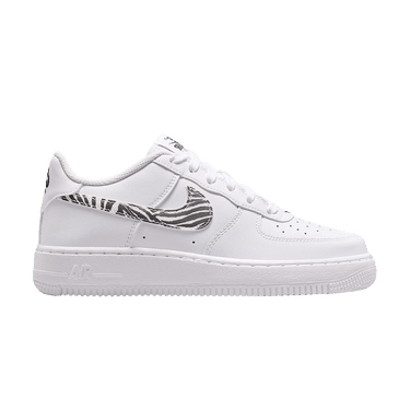 Nike Air Force 1 'GS 'Zebra Swoosh'