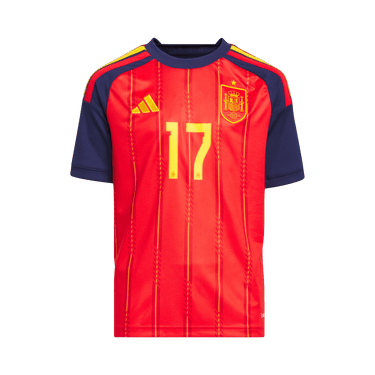 Adidas Spain 26 Home Williams Jr Jersey 'Vivid Red'