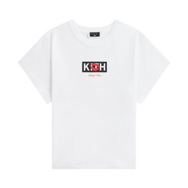 Kith Women For Marilyn Monroe Kiss Mulberry Vintage Tee 'White'