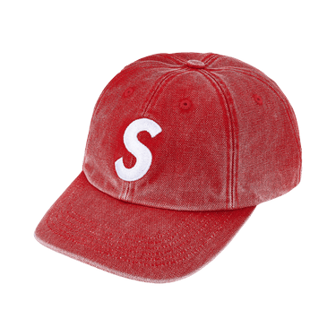 Buy Supreme Pigment Coated S Logo 6-Panel 'Red' - SS26H3 RED | GOAT