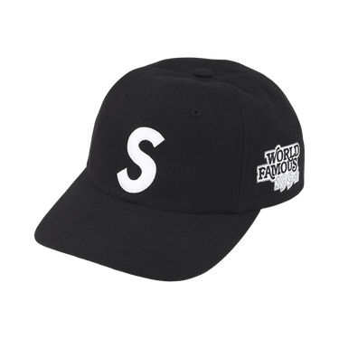 Buy Supreme World Famous S Logo 6-Panel 'Black' - SS26H11 BLACK | GOAT