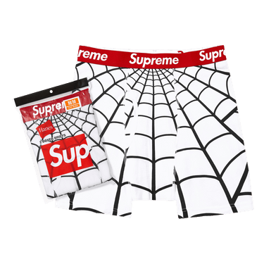 Buy Supreme x Hanes Spider-Man Boxer Briefs (2 Pack) 'White