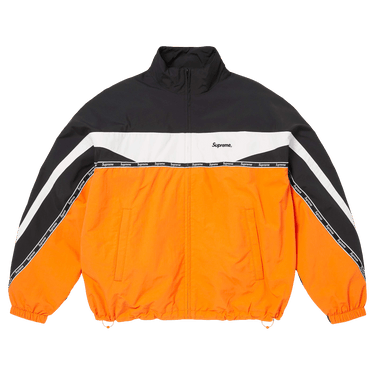 Buy Supreme Logo Taping Track Jacket 'Orange' - SS26J107 ORANGE | GOAT
