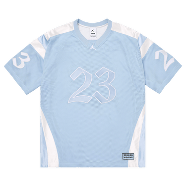 Buy Supreme x Jordan Warm Up Jersey 'Light Blue' - IR6462 441 | GOAT