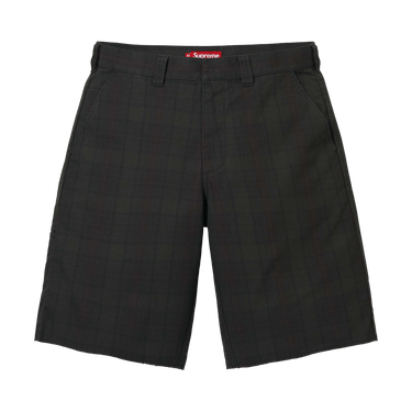 Buy Supreme Work Short 'Black Plaid' - SS26SH19 BLACK PLAID | GOAT