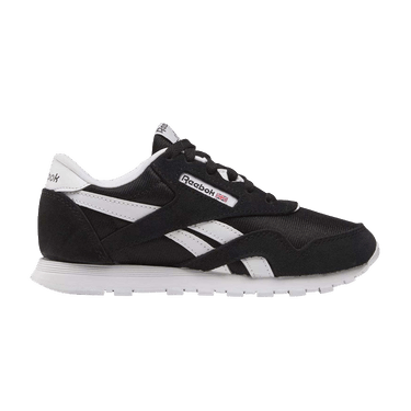 Reebok Classic Nylon Little Kid 'Black/Black/White'