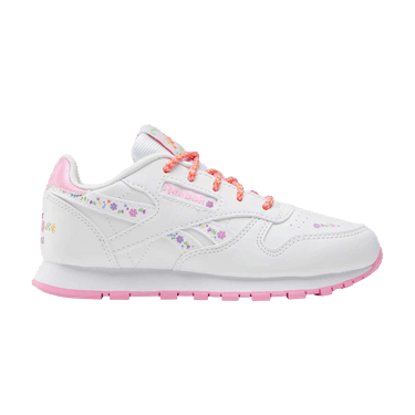 Dora x Reebok Classic Leather Little Kid 'White/White/Playful Pink'