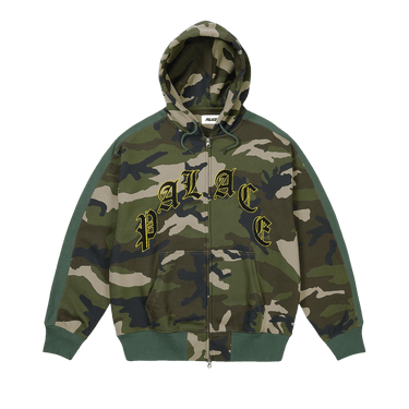 Buy Palace Legacy Zip Hood 'Woodland Camo' - P31CS012 | GOAT