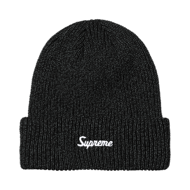 Buy Supreme Loose Gauge Beanie 'Black Reflective' - FW26BN10 BLACK