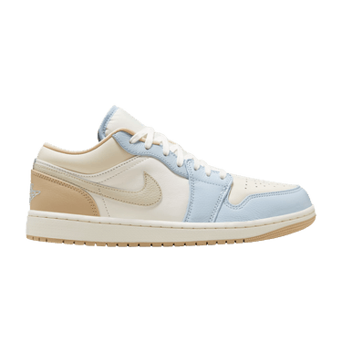 Air Jordan 1 Low 'Blue Coconut Milk' in Coconut Milk/Sail/Sesame/Coconut Milk