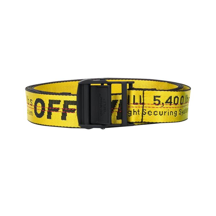 Off-White Classic Industrial Belt 'Yellow/Black' - Off-White ...