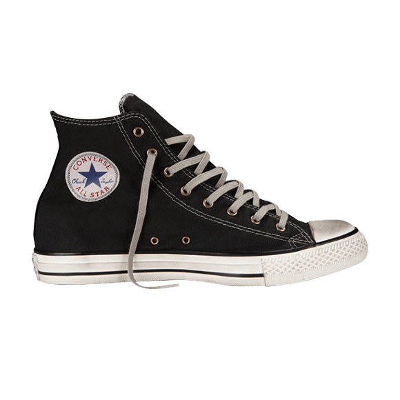 Chuck Taylor All Star Well Worn Canvas Hi 'Black'